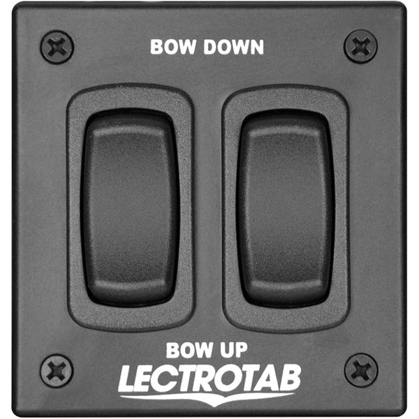 Lectrotab Flat Rocker Control Panel (12V & 24V / Single Station)