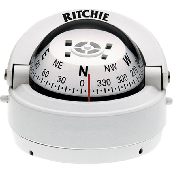 Ritchie Compass Explorer S-53W (White / Surface Mount)