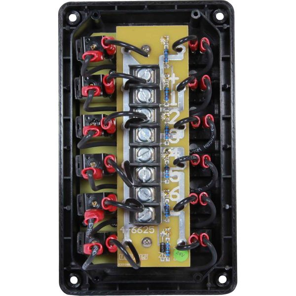 Vetus P6CB24 Vertical Switch Panel 6 Way (24V / Circuit Breaker)