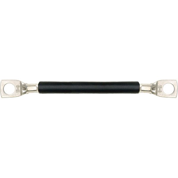 AMC Battery Connector Lead with 8mm Ring Terminals (600mm Long, Black)