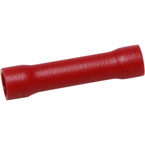 AMC Red Straight Connector Terminal (25mm Long / 50 Pack)