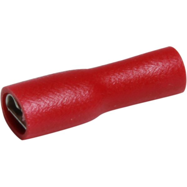 AMC Red Fully Insulated Female Spade Terminal (4.8mm x 0.5mm / 50 Pack)