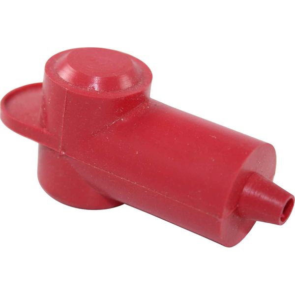 VTE 212 Cable Eye Terminal Cover (Red / 3.3mm Entry / 48.4mm Long)