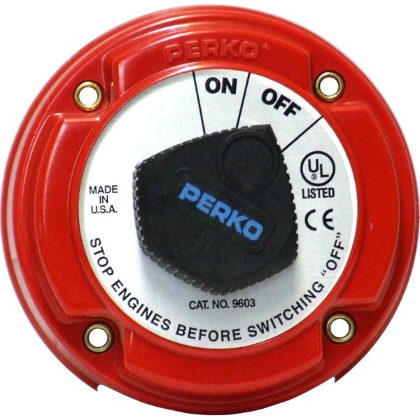 Perko 9603DP Alternator Disconnect Battery Isolator 250A (12-32V)
