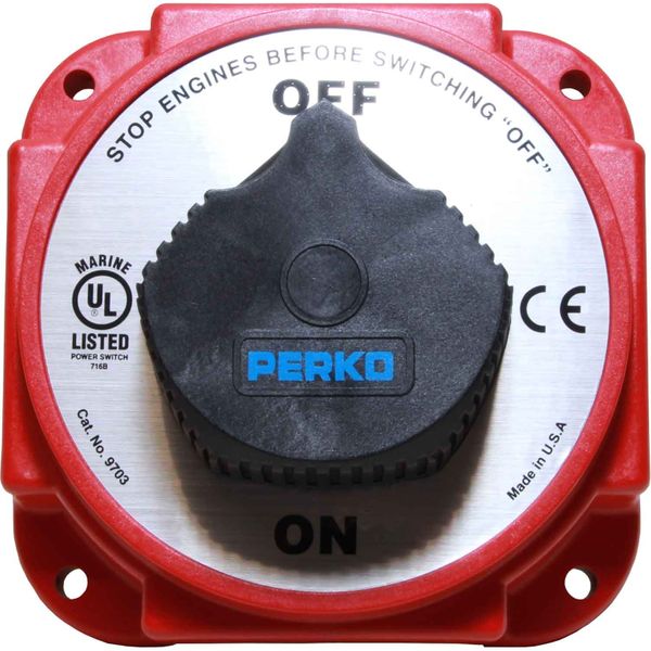 Perko Heavy Duty Alternator Disconnect Battery Isolator 450A (12-32V)