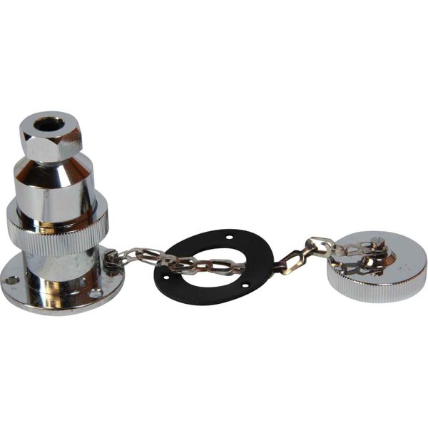 AAA Waterproof Deck Plug & Socket (Metal Cap / 7A / 3 Pin)