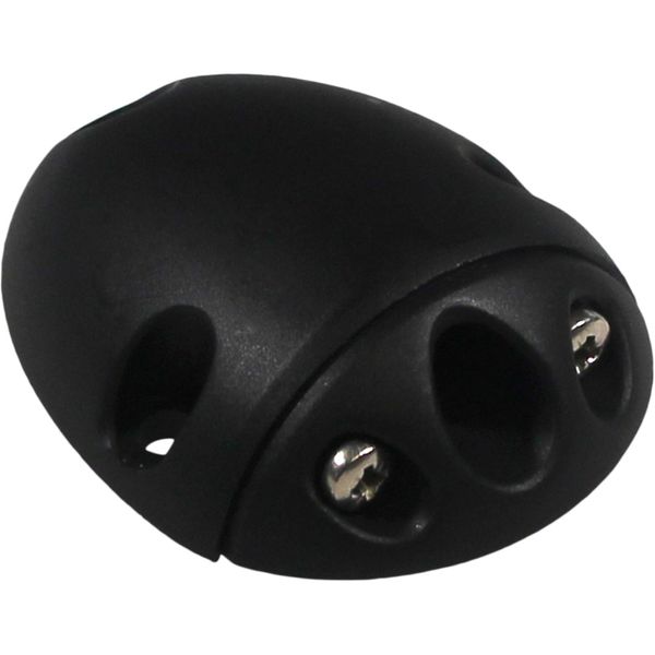 Index Marine Black Twin Side Entry Cable Gland (3 - 6mm Cables)