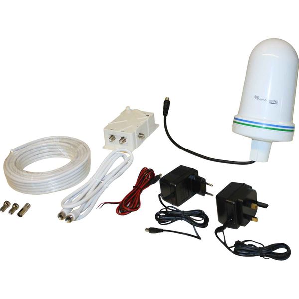 Shakespeare HD Marine Television Antenna (1.5m Cable / UHF/FM/VHF, 8")