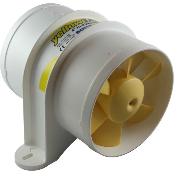 SHURflo YellowTail In-Line Blower (12V / 102mm Ducting Hose)