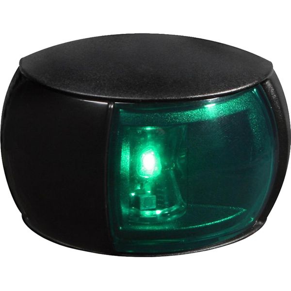 Hella Compact NaviLED Starboard Green LED Navigation Light (Black)