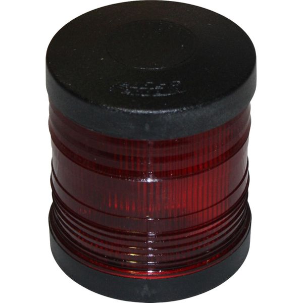 Aqua Signal 25 All Round Red Navigation Light (Black Case / 12V / 10W)