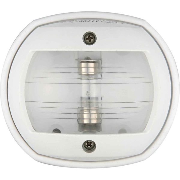 Compact Stern White Navigation Light (White Case / 12V / 10W)