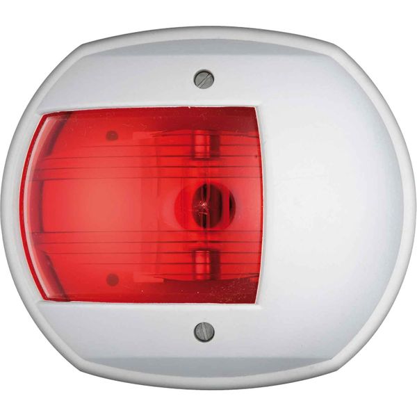 Maxi Port Red Navigation Light (White Case / 12V / 15W)