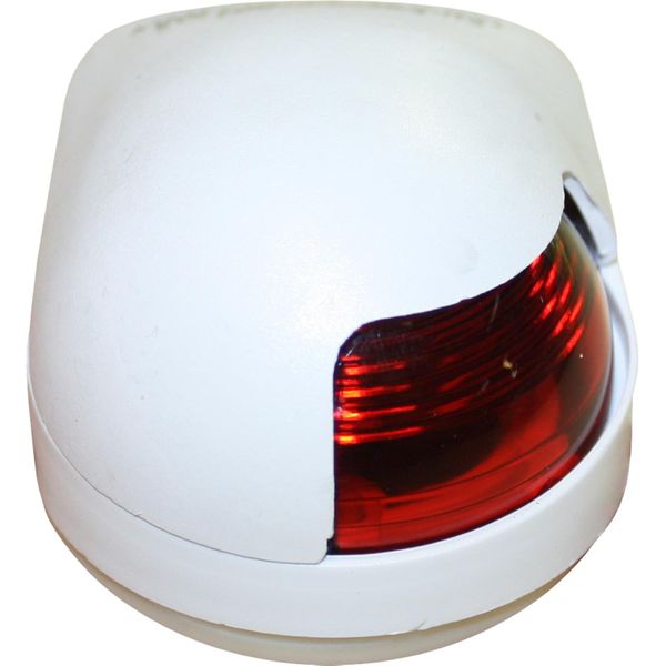 Port Red Speedboat Navigation Light (White Case / 12V / 8W)