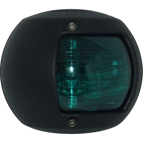 Perko 0170 Starboard Green Navigation Light (Black Case / 12V / 15W)