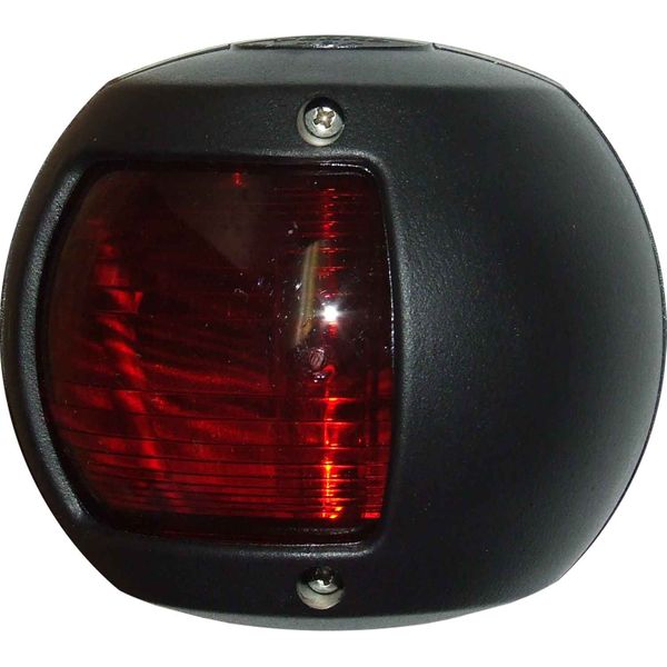 Perko 0170 Port Red Navigation Light (Black Case / 12V / 15W)