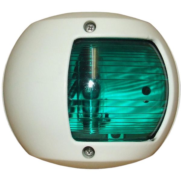 Perko 0170 Starboard Green Navigation Light (White Case / 12V / 15W)