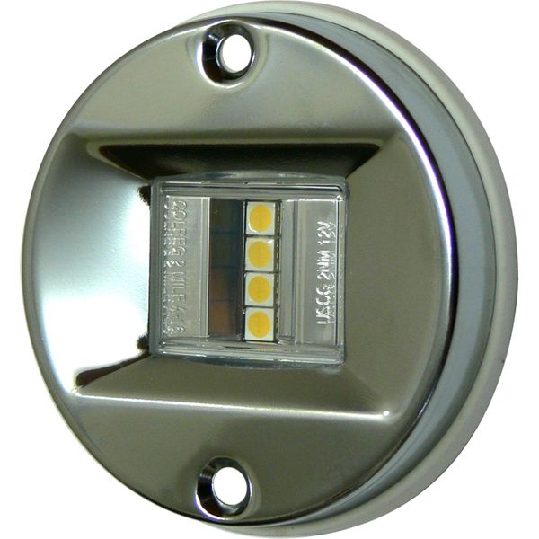 Stern White LED Navigation Light (Stainless Steel Case / 12V)