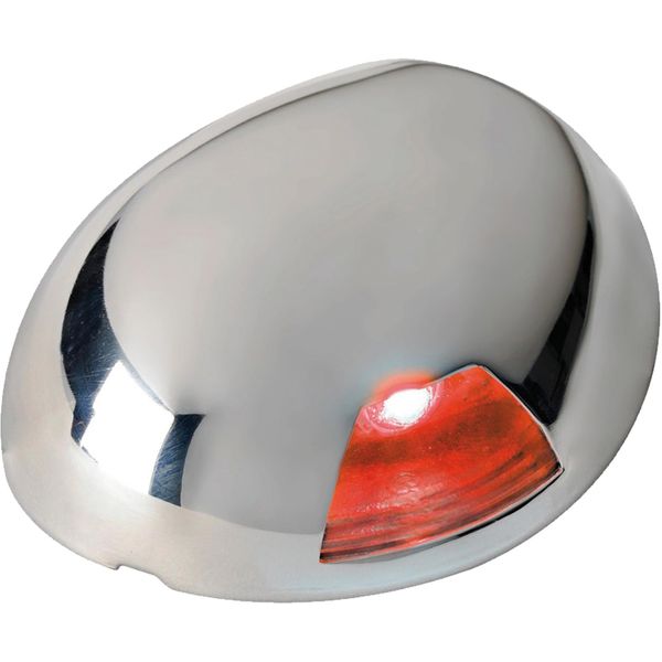 Port Red LED Navigation Light (Stainless Steel Case / 12V / 24V)