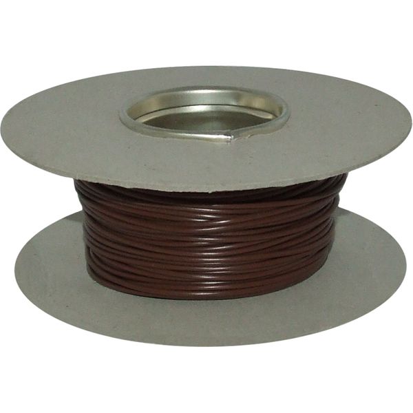 AMC 1 Core 0.5mm&sup2; Brown Thin Wall Cable (50m)