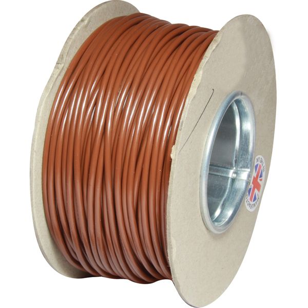 AMC 1 Core 2mm&sup2; Brown Thin Wall Cable (50m)