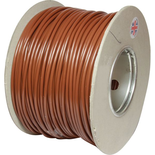AMC 1 Core 4.5mm&sup2; Brown Thin Wall Cable (100m)