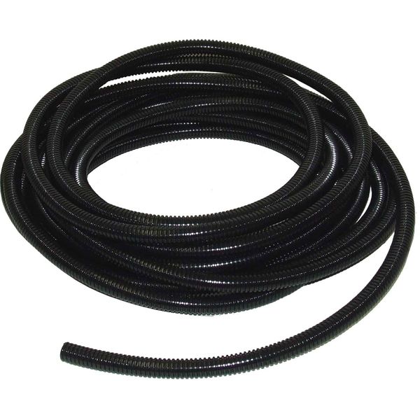 AMC Black Convoluted Wire Sleeving (10mm ID / 10 Metres)