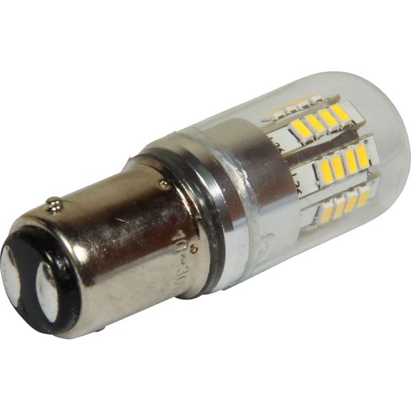 White LED BAY15d Navigation Light Bulb (12V - 24V / 3.5W)