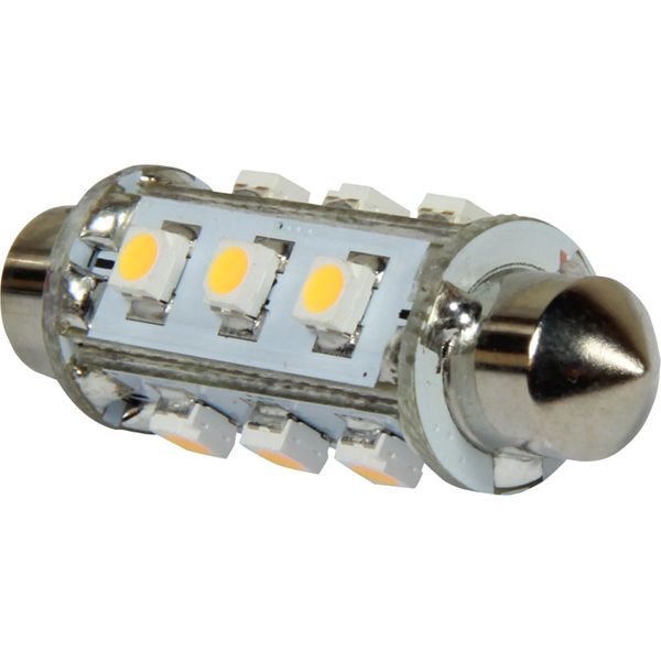 Warm White LED Festoon Navigation Light Bulb (10V - 30V / 1W)