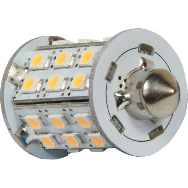 Warm White LED Festoon Navigation Light Bulb (10V - 30V / 2W)