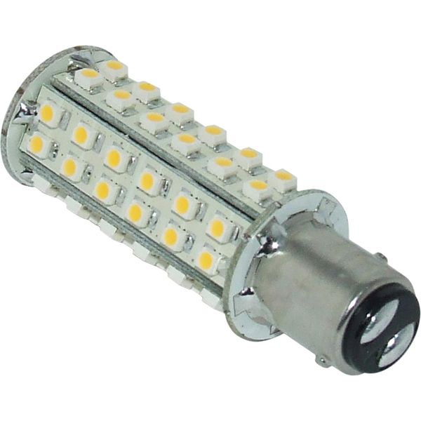Warm White LED BAY15d Navigation Light Bulb (10V - 30V / 3.6W / 67mm)