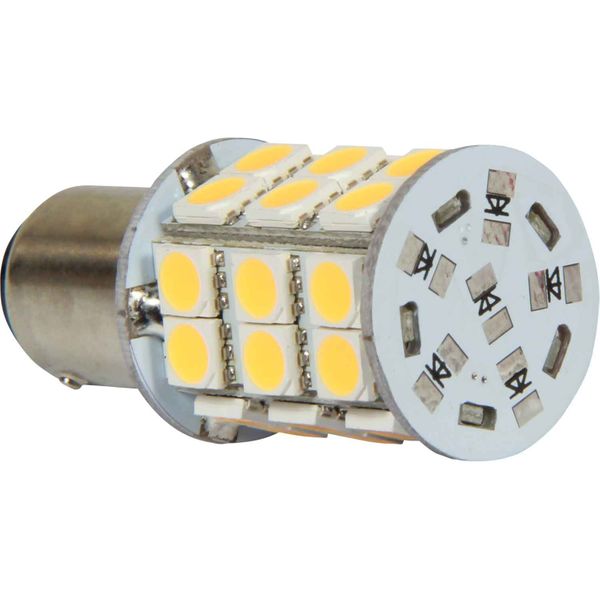 Warm White LED BAY15d Navigation Light Bulb (10V - 30V / 3.2W / 45mm)