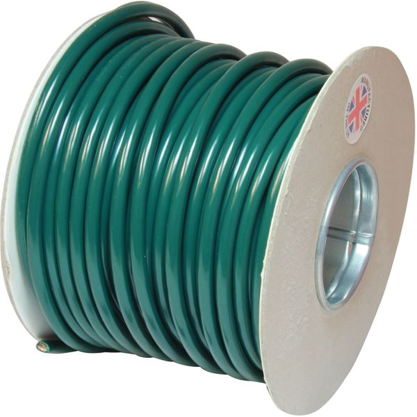 Oceanflex 1 Core 10mm&sup2; Tinned Green Thin Wall Cable (30m)