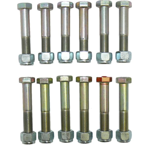 R&D Marine Nut and Bolt Kit (6" Coupling / 12)