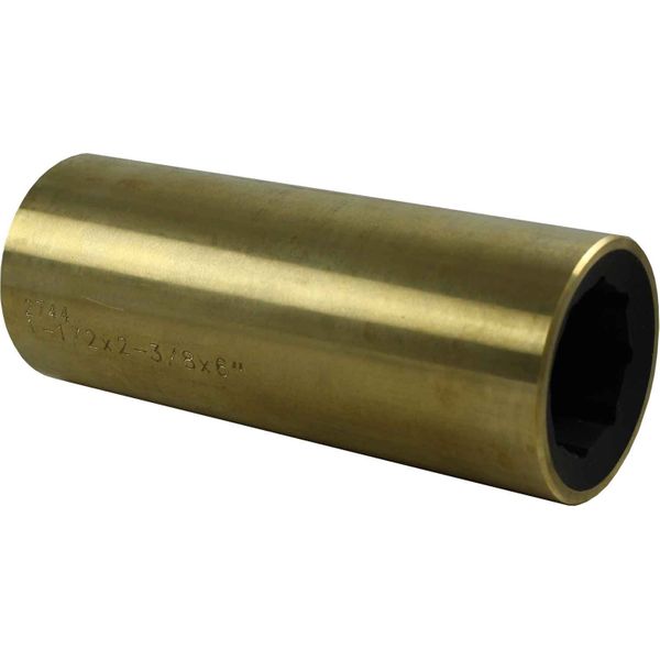 Exalto Brass Shaft Bearing (1-1/2" Shaft / 2-3/8" OD / 6" Length)