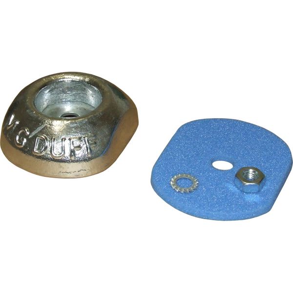 MG Duff ZD56 Disc Shaped Zinc Hull Anode for Salt Waters (1.0kg)