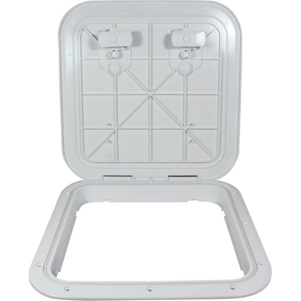 4Dek White Plastic Flush Inspection Hatch (285mm x 285mm)