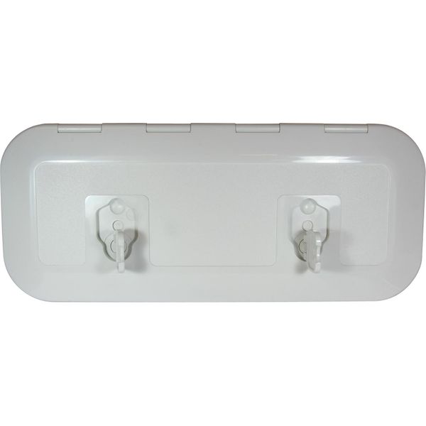 4Dek White Plastic Flush Inspection Hatch (515mm x 165mm)