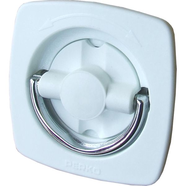 Perko 0932 Flush Latch (With Number 1 Cam Bar / White)