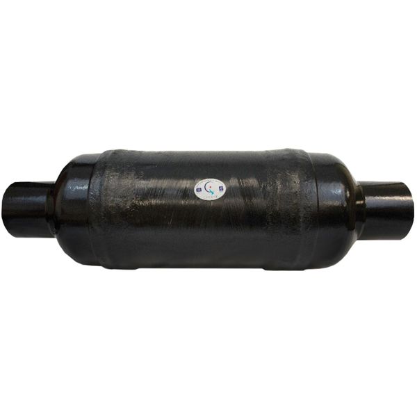 Centek Vernatone Round GRP Exhaust Muffler (203mm Hose / 1006mm Long)