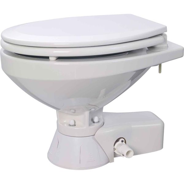 Jabsco Quiet Flush Fresh Water Electric Toilet (24V / Regular Bowl)