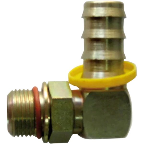 Racor 90 Degree Hose Tail Connector (3/4" x 16UNF to 3/8" Hose)