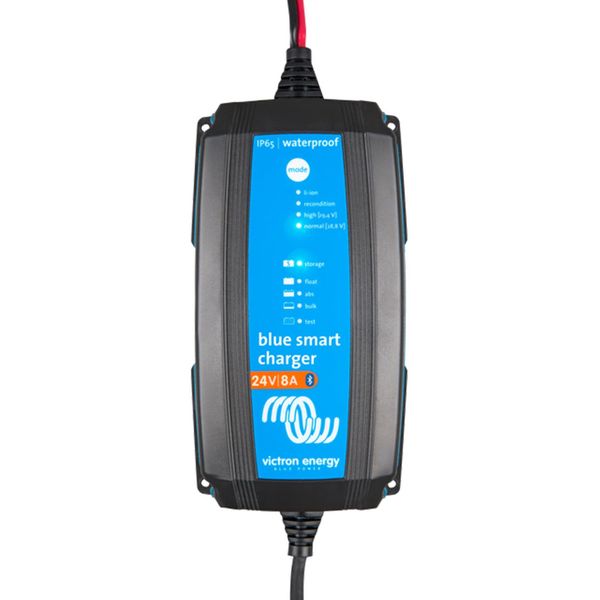 Victron Blue Smart Battery Charger 120 VAC Input (24V / 8A / IP65)