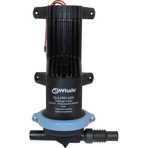 Whale Gulper 220 Shower Drain & Waste Pump (24V / 14LPM / 19mm Hose)