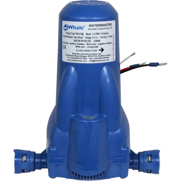 Whale Watermaster Fresh Water Pressure Pump (12V / 11.5 LPM / 45 PSI)