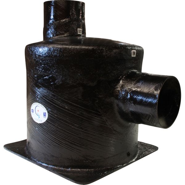 Centek GRP Exhaust Waterlock (Side In - Top Out / 152mm Hose)