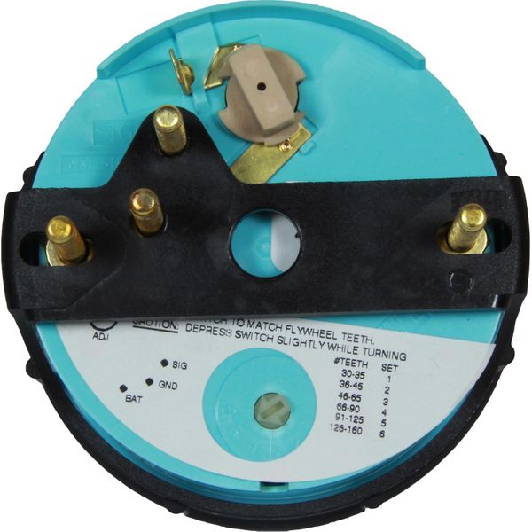 Faria Beede Tachometer in Euro Black (4000RPM / Magnetic Flywheel)
