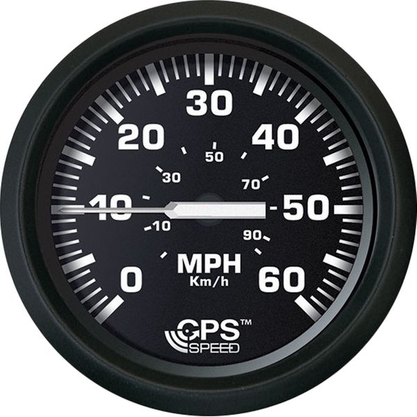 Faria Beede Speedometer in Euro Black Style (GPS / 60MPH)