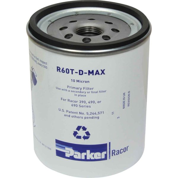 Racor R60T-D-MAX Spin-On Fuel Filter Element (10 Micron)