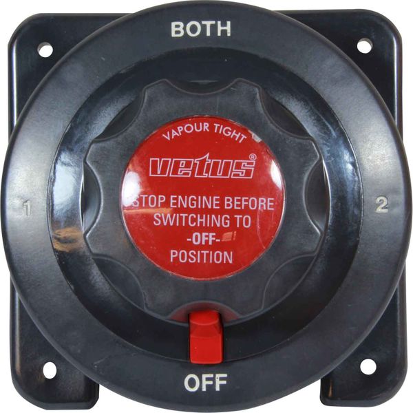 Vetus Battery Isolator Changeover Switch 175amp (6V / 12V / 24V / 32V)